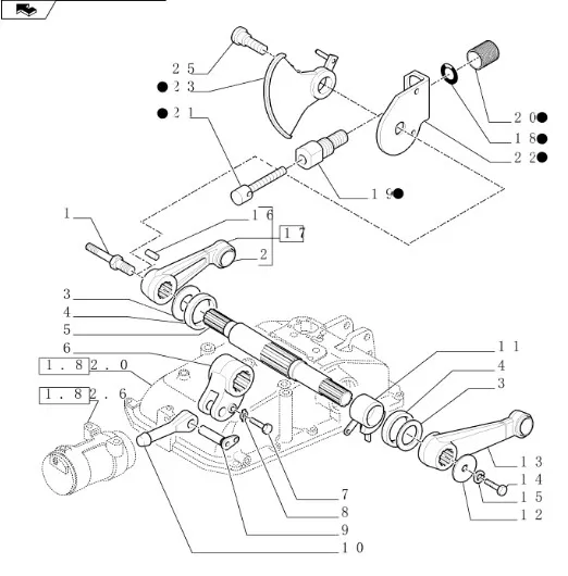 87696308 - Рычаг с проушинами
